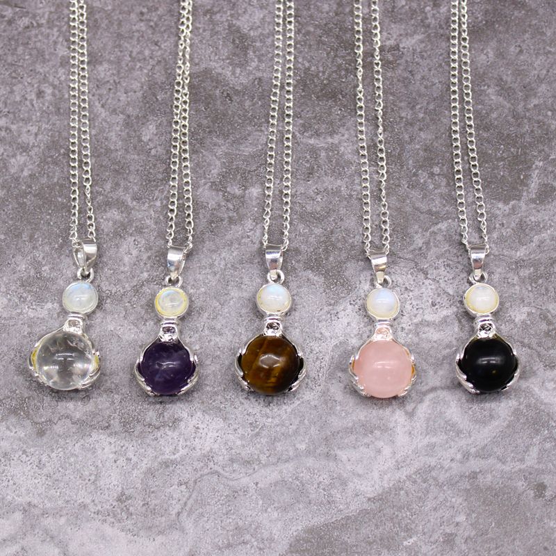 Colgante de Manos Curativas de Piedras Preciosas - Ojo de Tigre