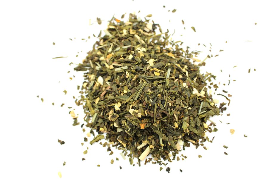Té Mandala Leaves - Classic Green Tea with Lemon and Ginger 50g