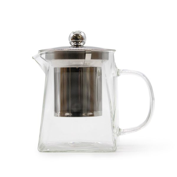 Tetera de vidrio con infusor - Forma Torre - 350ml