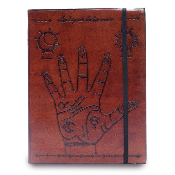 Cuaderno mediano con elástico - Quiromancia