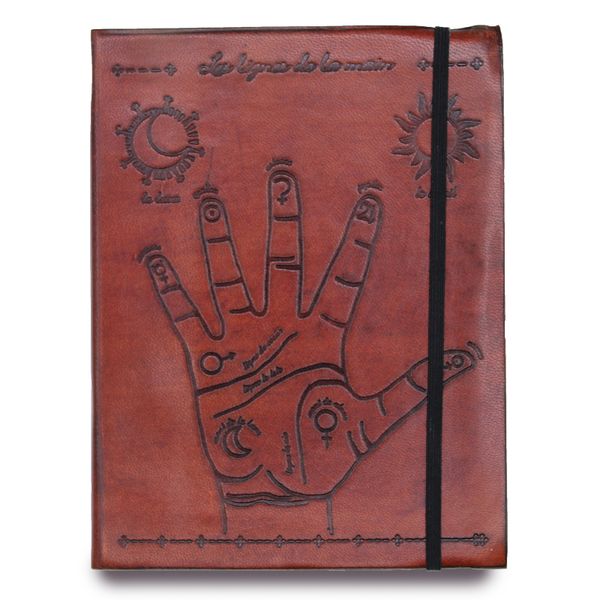 Cuaderno mediano con elástico - Quiromancia
