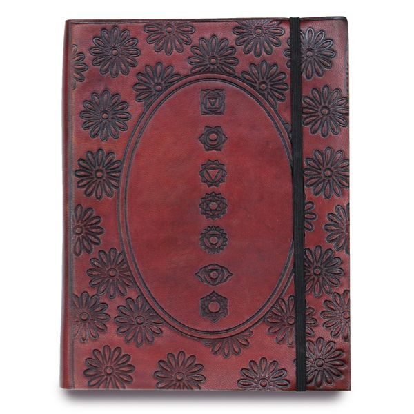 Cuaderno mediano con elástico - Chakra Mandala