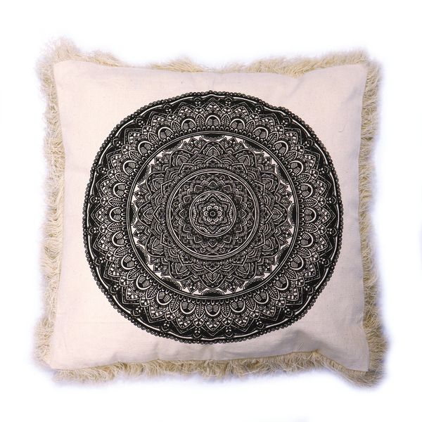 Funda de cojín Traditional - 45x45cm - Negro