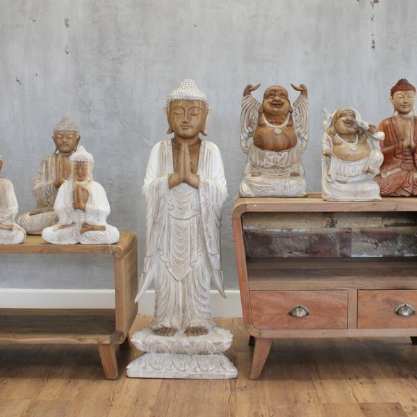 Estatua de Buda de pie - 1m Bienvenido