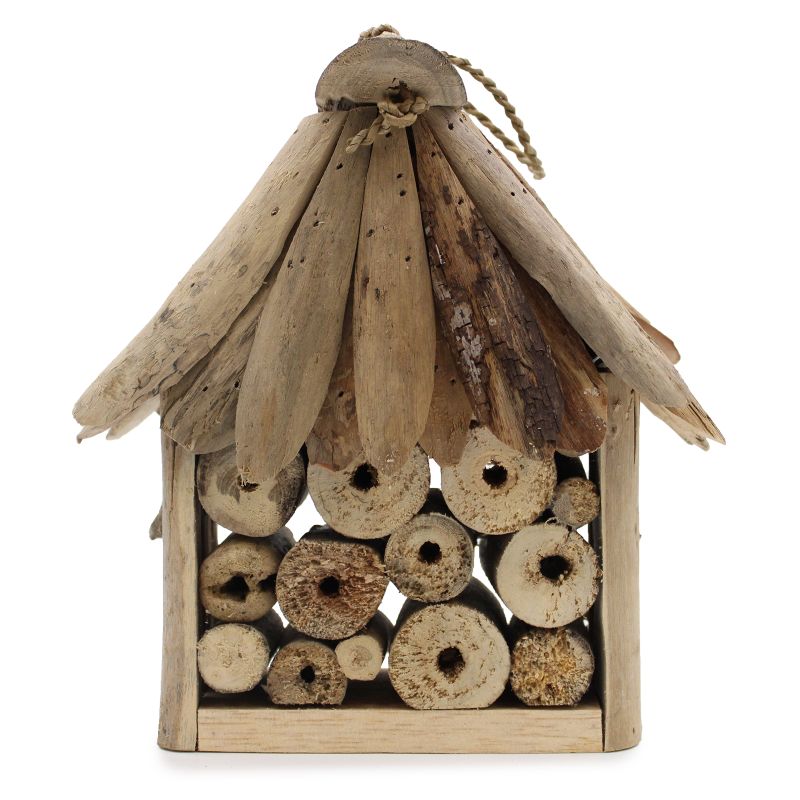 Refugio de insectos y abejas - Madera Flotante