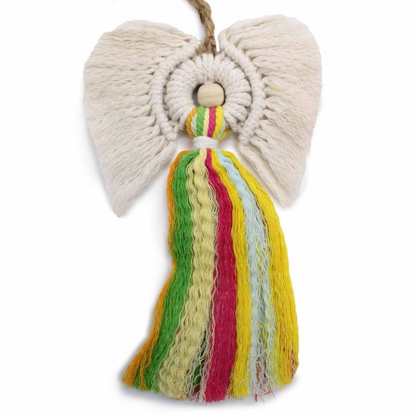 Ángel Macramé - Arco Iris