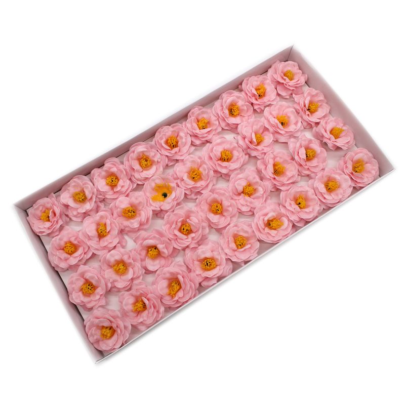 Flor de Jabón Artesanal - Camelia - Rosa Claro