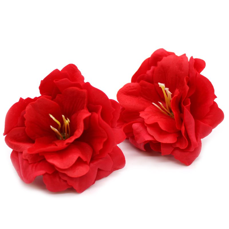 Flor de Jabón Artesanal - Peonía Pequeña - Rojo