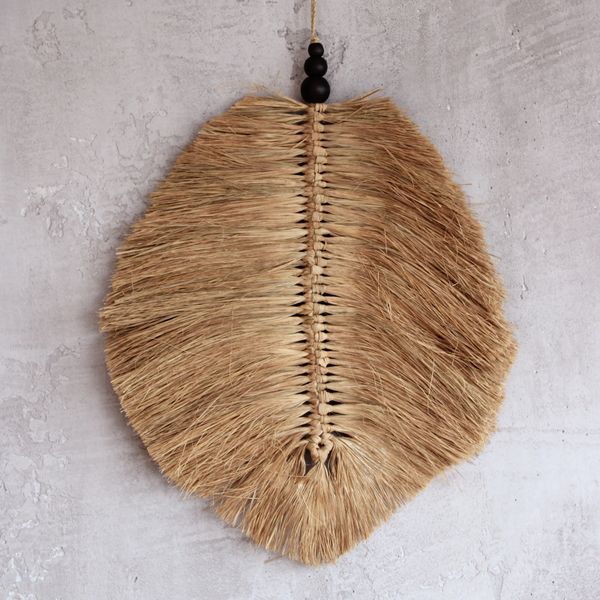 Hoja de Rafia de Tres Piezas 46x53 cm
