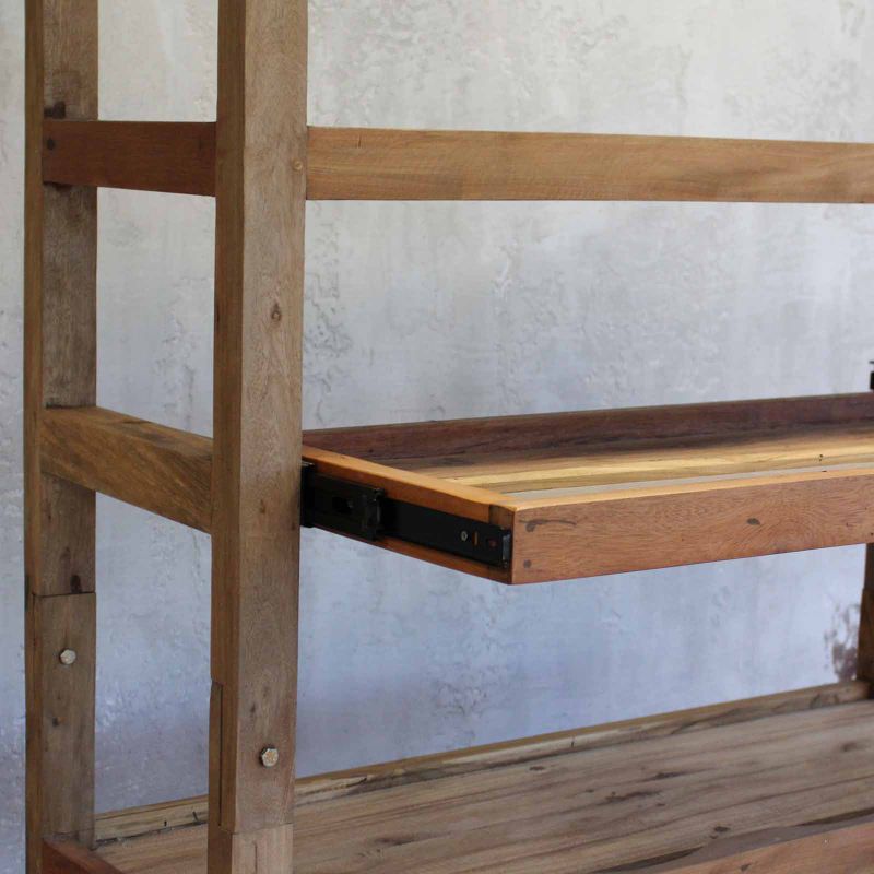 Expositor de madera para Jabón Líquido - 8 Dosificadores