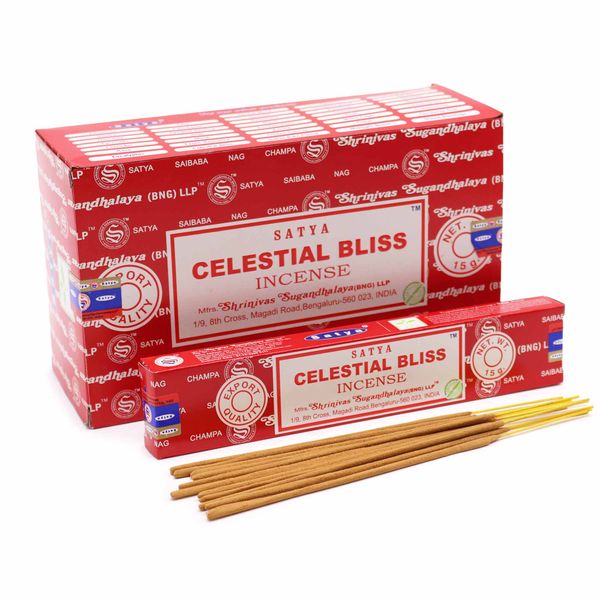 Varillas de Incienso Satya 15g - Dicha Celestial