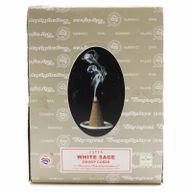 Conos Dhoop de Salvia Blanca