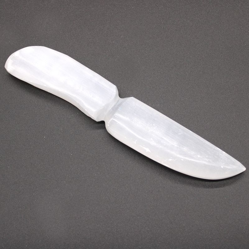 Cuchillo Ritual Selenita - Clásico