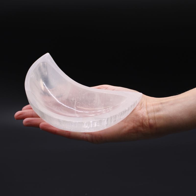Cuenco Luna Selenita - 15cm