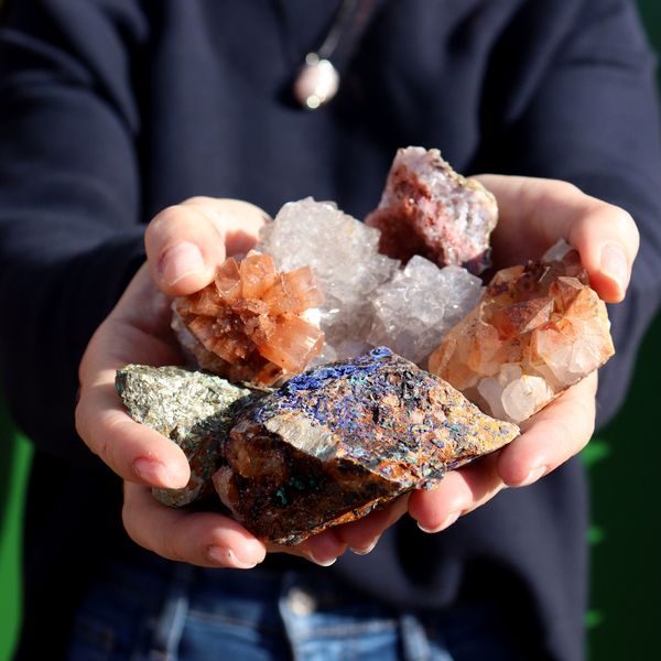 Minerales - Calcopirita (aprox. 80 piezas)
