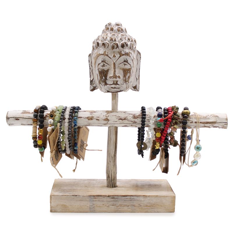 Soporte de Buda (una sola rama) - Blanqueado