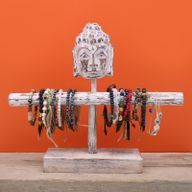 Soporte de Buda (una sola rama) - Blanqueado