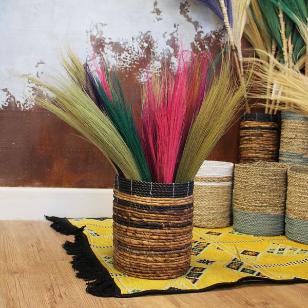 Set 4 - Manojo de Hierba de Pampas - Colores Vivos