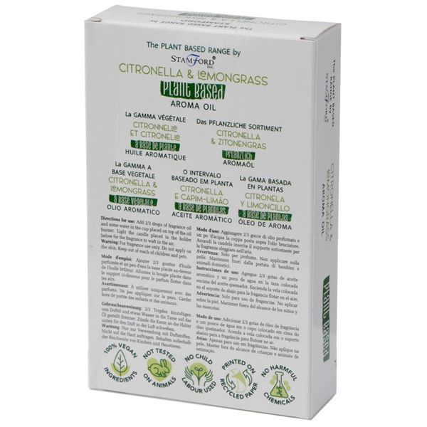 Aceites Aromáticos a Base de Plantas - Citronela Hierba limón
