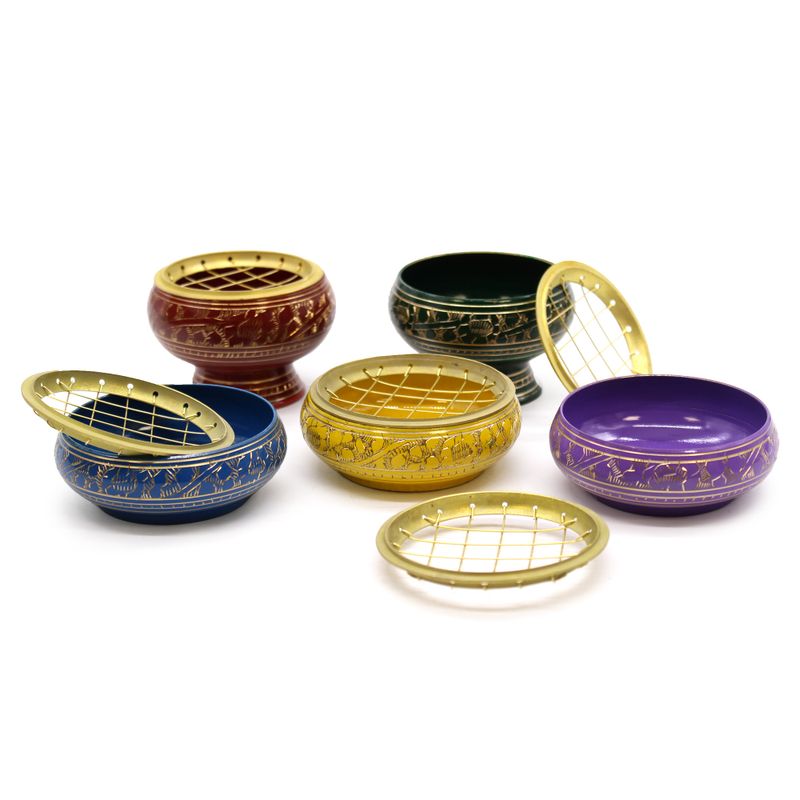 Quemador de carbón Chakra - Garganta