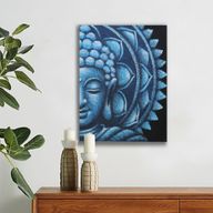 Medio Buda Azul 60x80cm