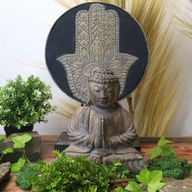 Buda Feng Shui Set - Hamsa - Gris
