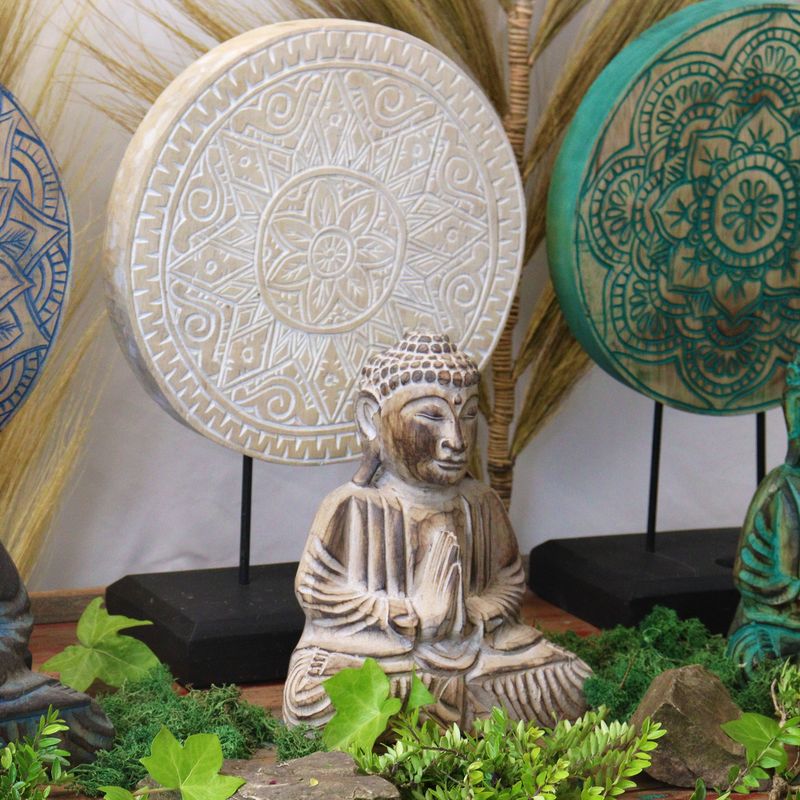 Buda Feng Shui - Mandala Clásico - Natural
