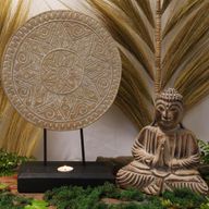 Buda Feng Shui - Mandala Clásico - Natural
