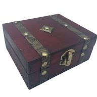Caja de Té - Cuadrada - Marrón