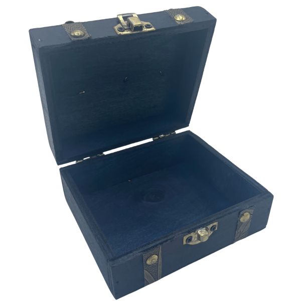 Caja de Té - Cuadrada - Verde Azulado