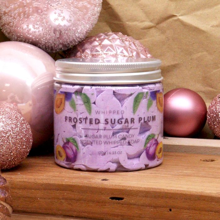 Jabón Batido Chantilly - Ciruela Escarchada 120g