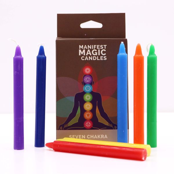 Velas Mágicas 7 chakras (pack de 7)
