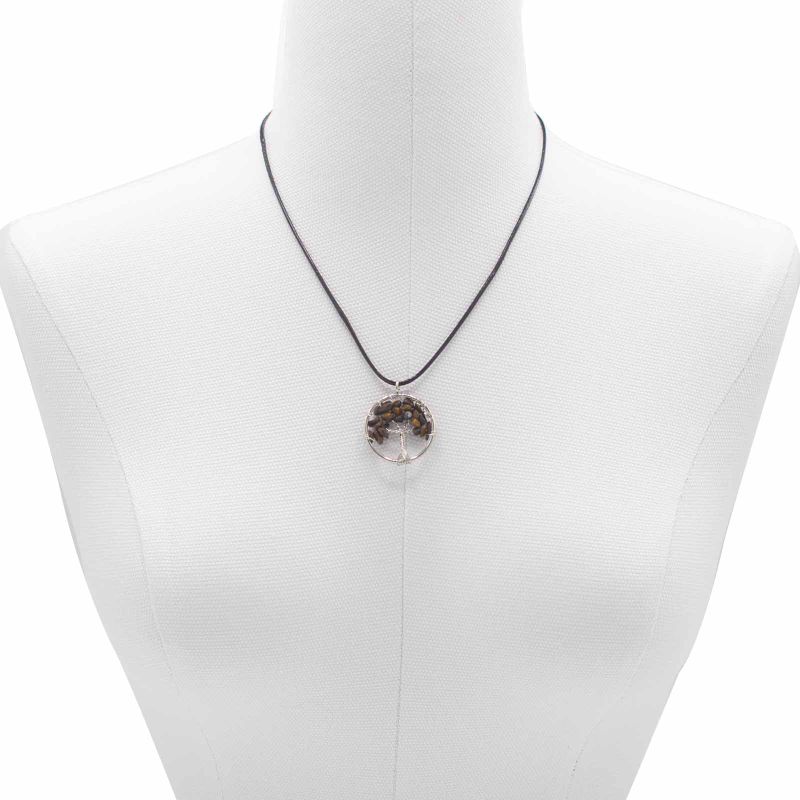 Collar Árbol de la Vida - Ojo de Tigre