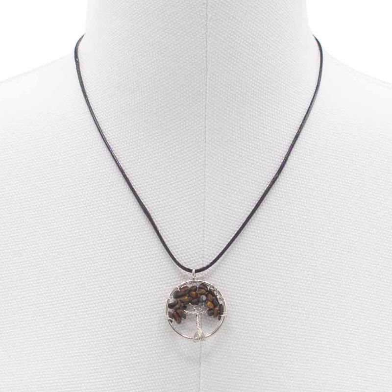 Collar Árbol de la Vida - Ojo de Tigre
