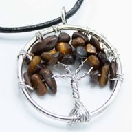 Collar Árbol de la Vida - Ojo de Tigre
