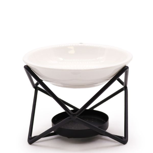 Soporte Hexagonal de Cerámica y Metal