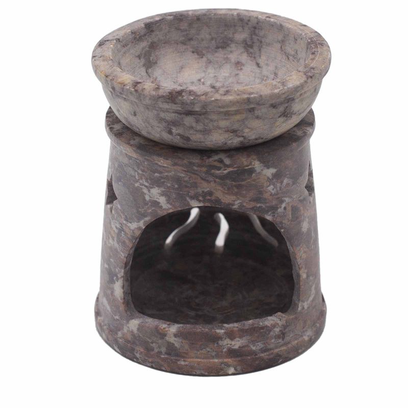 Quemador de Aceite pequeño de Esteatita 8 cm - Sol y Estrellas