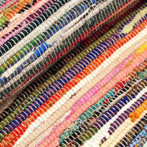 Alfombra de Trapo - 150x200cm - Calidad Premium - Colores aleatorios