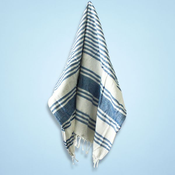 Toalla Hammam Spa- Azul Océano - 90x170cm