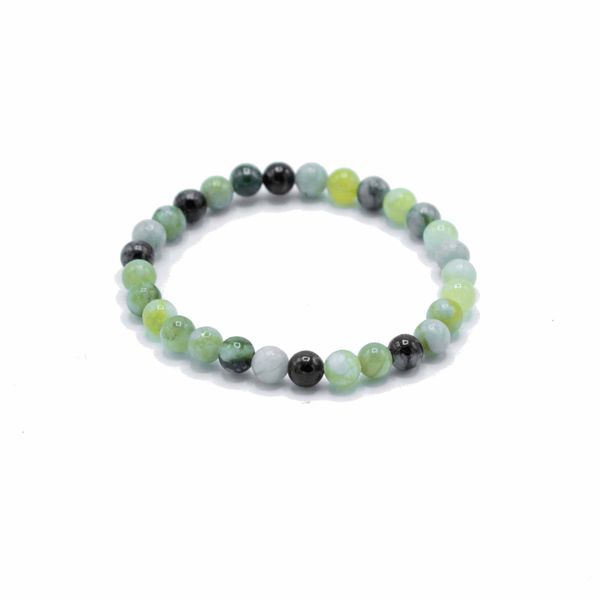 Pulsera Manifestación Piedras Preciosas - Jade Oliva - Curación