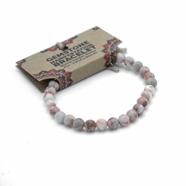 Pulsera Manifestación Piedras Preciosas - Araña de Sangre - Lazos Familiares