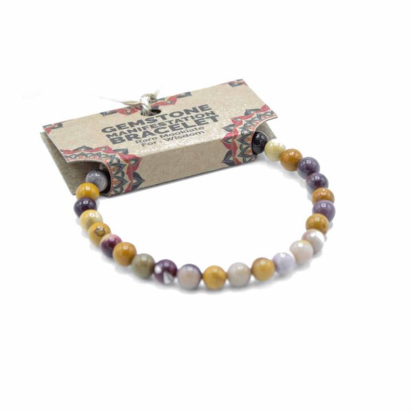 Pulsera Manifestación Piedras Preciosas - Mookiate Raro - Sabiduría