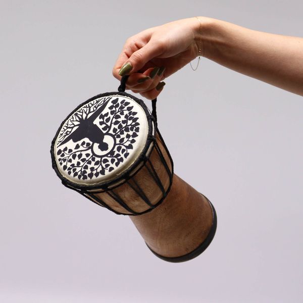 Tambor Djembe Hecho a Mano - 25cm
