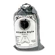 Pantalones para Yoga y Festivales - Estampado Aladino del Himalaya - Gris