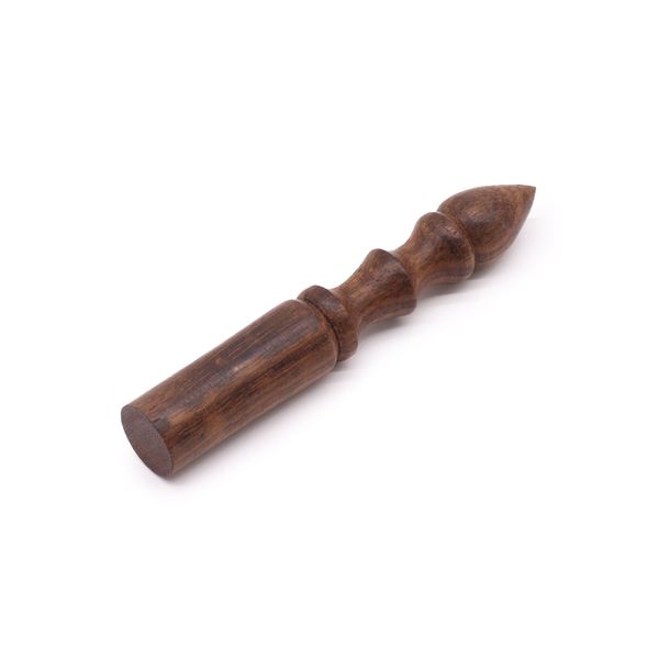 Palo de Madera - 12cm - Mango en Forma - Sin Cuero