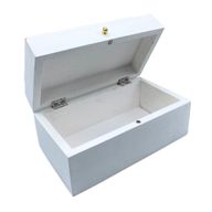 Vintage Deco - Caja Multiusos - 22x12x10cm - Diamantes Blancos