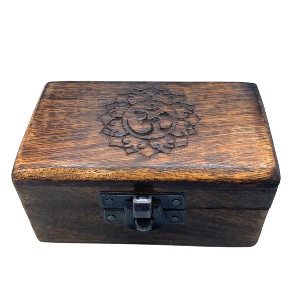 Pastillero de Madera 9x5x4cm - Diseños Tallados - Surtidos