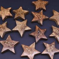 Quemadores de incienso con signos del zodíaco de latón grabado  - Estrella