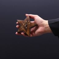 Quemadores de incienso con signos del zodíaco de latón grabado  - Estrella
