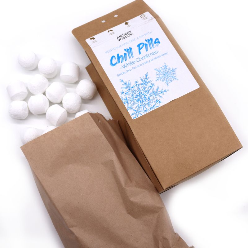 Pack de Bombitas de baño 350 g - Blanca Navidad